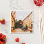 Serviette En Papier Södermalm, Stockholm, Suède (En situation)