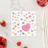 Serviette En Papier Soeur Candy Février fête (En situation)