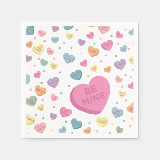 Serviette En Papier Soeur Candy Février fête (Devant)