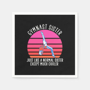 Serviette En Papier Soeur Gymnaste