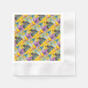 SERVIETTE EN PAPIER SOEURS DE TÉMOIGNAGE, CHAT NOIR & HALLOWEEN BREW