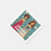 Serviette En Papier Soeurs pour toujours (Coin)