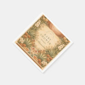 Serviette En Papier Soft Desert Wildflowers Baby Shower (Coin)