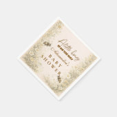 Serviette En Papier Soft Meadow Honey Bee Baby Shower (Coin)