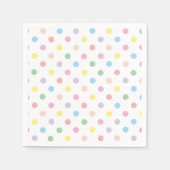 Serviette En Papier Soft Pastel Pois (Devant)