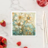 Serviette En Papier Soft Peach Garden 3 (En situation)