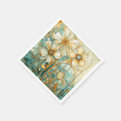 Serviette En Papier Soft Peach Garden 3 (Coin)