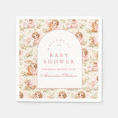 Serviette En Papier Soft Pink Fairy Baby Shower (Devant)