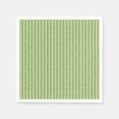 Serviette En Papier Soft Pistachio Glitter Style Minimal Pattern (Devant)