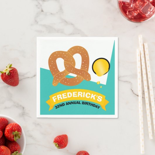 Serviette En Papier Soft Pretzel (En situation)