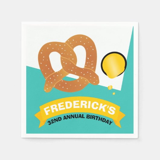 Serviette En Papier Soft Pretzel (Devant)