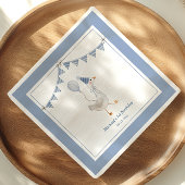 Serviette En Papier Soie Goose Blue Boy fête d'anniversaire