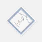 Serviette En Papier Soie Goose Blue Boy fête d'anniversaire (Coin)