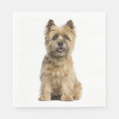 Serviette En Papier Soignée Amoureux des chiens Party Cairn Terrier Fa (Devant)