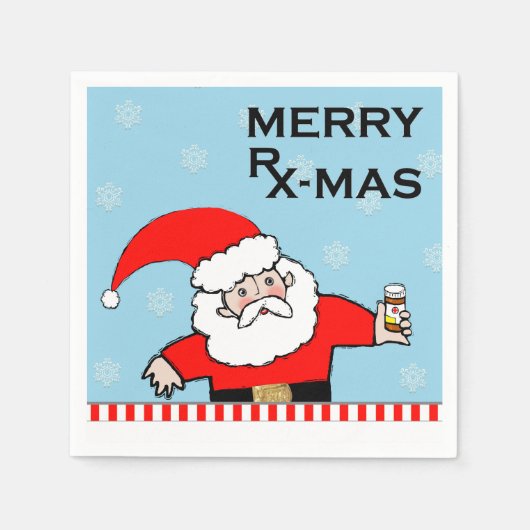 Serviette En Papier Soins de santé Noël (Devant)