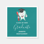 Serviette En Papier Soins dentaires Bon Diplôme de dentition (Devant)