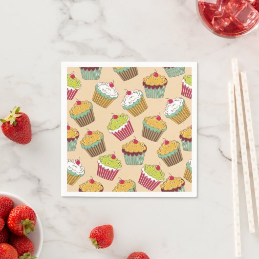 Serviette En Papier Soins sucrés (En situation)