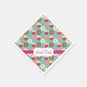 Serviette En Papier Soins sucrés, beignets et petits gâteaux (Coin)