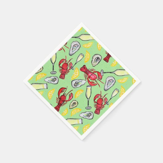 Serviette En Papier Soirée (Coin)