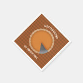 Serviette En Papier Soirée à tarte Thankesgiving (Coin)