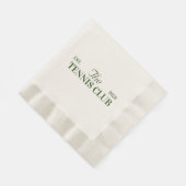 Serviette En Papier soirée à thème club de tennis (Coin)