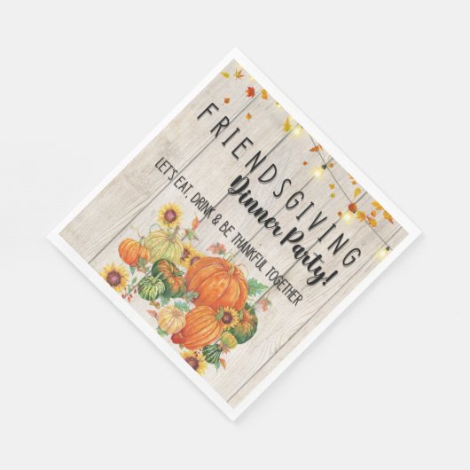 Serviette En Papier Soirée amicale (Coin)