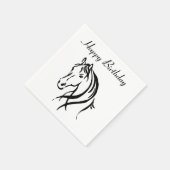 Serviette En Papier Soirée animalière (Coin)