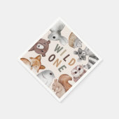 Serviette En Papier Soirée animalière d'une nature mignonne (Coin)