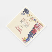 Serviette En Papier Soirée cinéma anniversaire pour enfants (Coin)