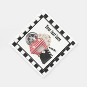 Serviette En Papier soirée cinéma cool (Coin)
