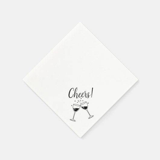 Serviette En Papier Soirée Cocktail (Coin)