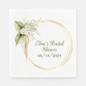 Serviette En Papier Soirée cocktail-party personnalisée et élégante (Devant)