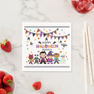 Serviette En Papier Soirée Costume d'Halloween pour les petits