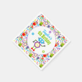 Serviette En Papier Soirée d'anniversaire à thème Robot (Coin)