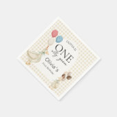 Serviette En Papier Soirée d'anniversaire d'une oie sotte (Coin)