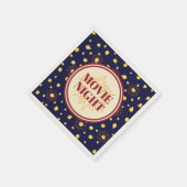 Serviette En Papier Soirée de cinéma fête d'anniversaire - Feu d'artif (Coin)