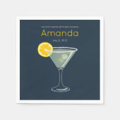 Serviette En Papier Soirée de jeune fille de Margarita (Devant)