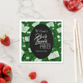 Serviette En Papier Soirée de lancement du livre vert (En situation)