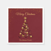Serviette En Papier Soirée de Noël (Devant)
