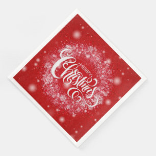Serviette En Papier Soirée de Noël Joyeux