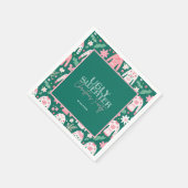 Serviette En Papier Soirée de Noël mignonne et douce (Coin)