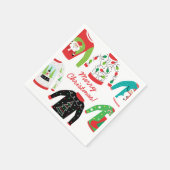 Serviette En Papier Soirée de Noël moche (Coin)