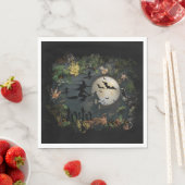 Serviette En Papier Soirée de Witch (En situation)