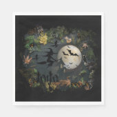 Serviette En Papier Soirée de Witch (Devant)