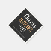 Serviette En Papier Soirée d'enterrement de vie de jeune fille Hallowe (Coin)