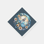 Serviette En Papier Soirée des amoureux du phare de plage (Coin)