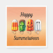Serviette En Papier Soirée d'été Halloween Summerween (Devant)