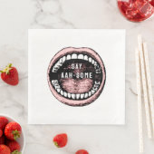 Serviette En Papier Soirée d'études dentaires (En situation)