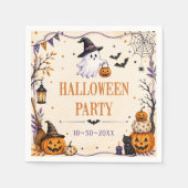 Serviette En Papier soirée d'Halloween (Devant)