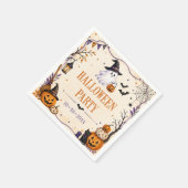 Serviette En Papier soirée d'Halloween (Coin)